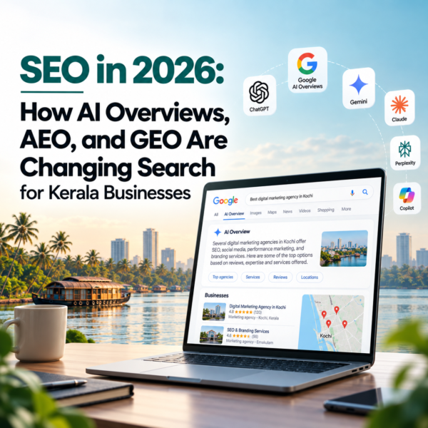 SEO in 2026: AI Overviews, AEO, and GEO for Kerala Businesses
