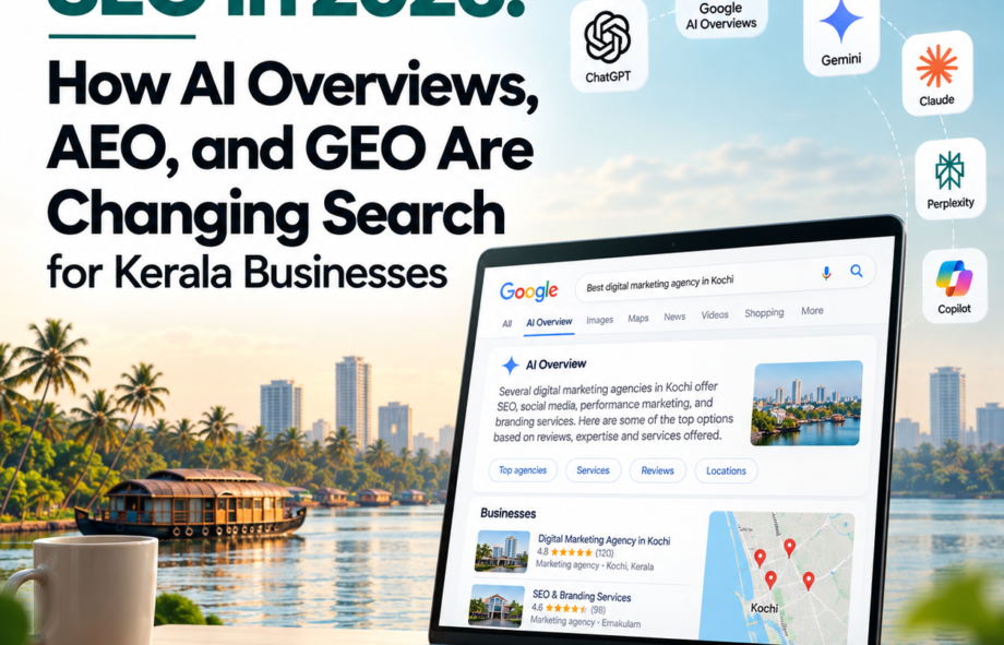 SEO in 2026: AI Overviews, AEO, and GEO for Kerala Businesses